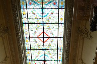 16 Stained Glass Ceiling Above Salon de Bustos Hall Of Busts Second Floor Teatro Colon Buenos Aires.jpg